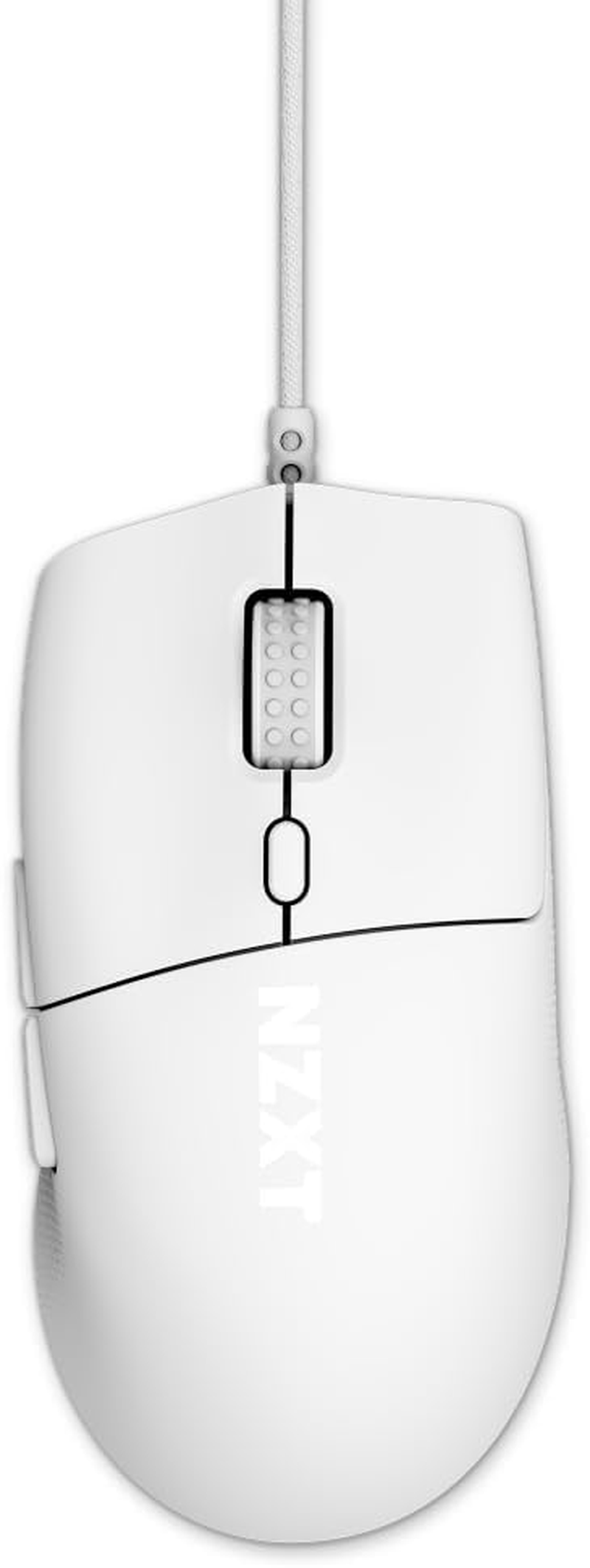 NZXT MS-001NW-02 Lift 2 Ergo Wired Gaming Mouse, White