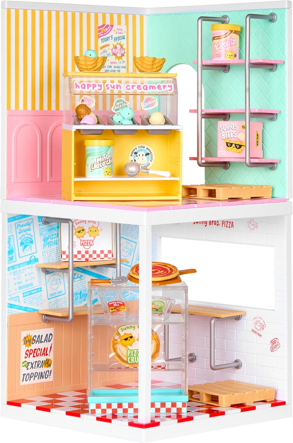 Mga'S Miniverse Make It Mini Spaces Ice Cream Shop, Building Set, Customize, DIY Crafts, Rooms, Hobby, Collectors, Display, Gifts, 8+ image number 3