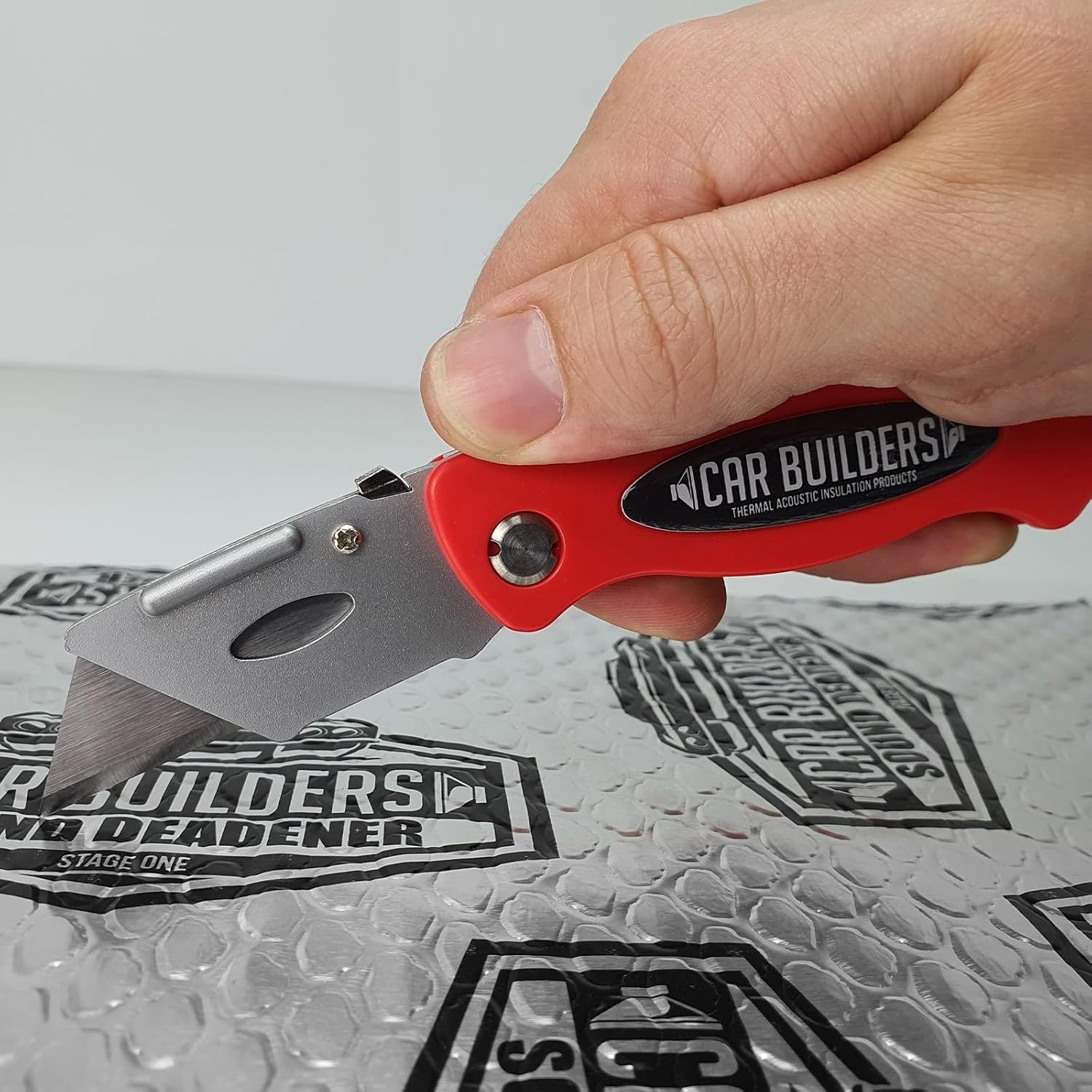 Car Builders Sound Deadener Install Kit, Silver