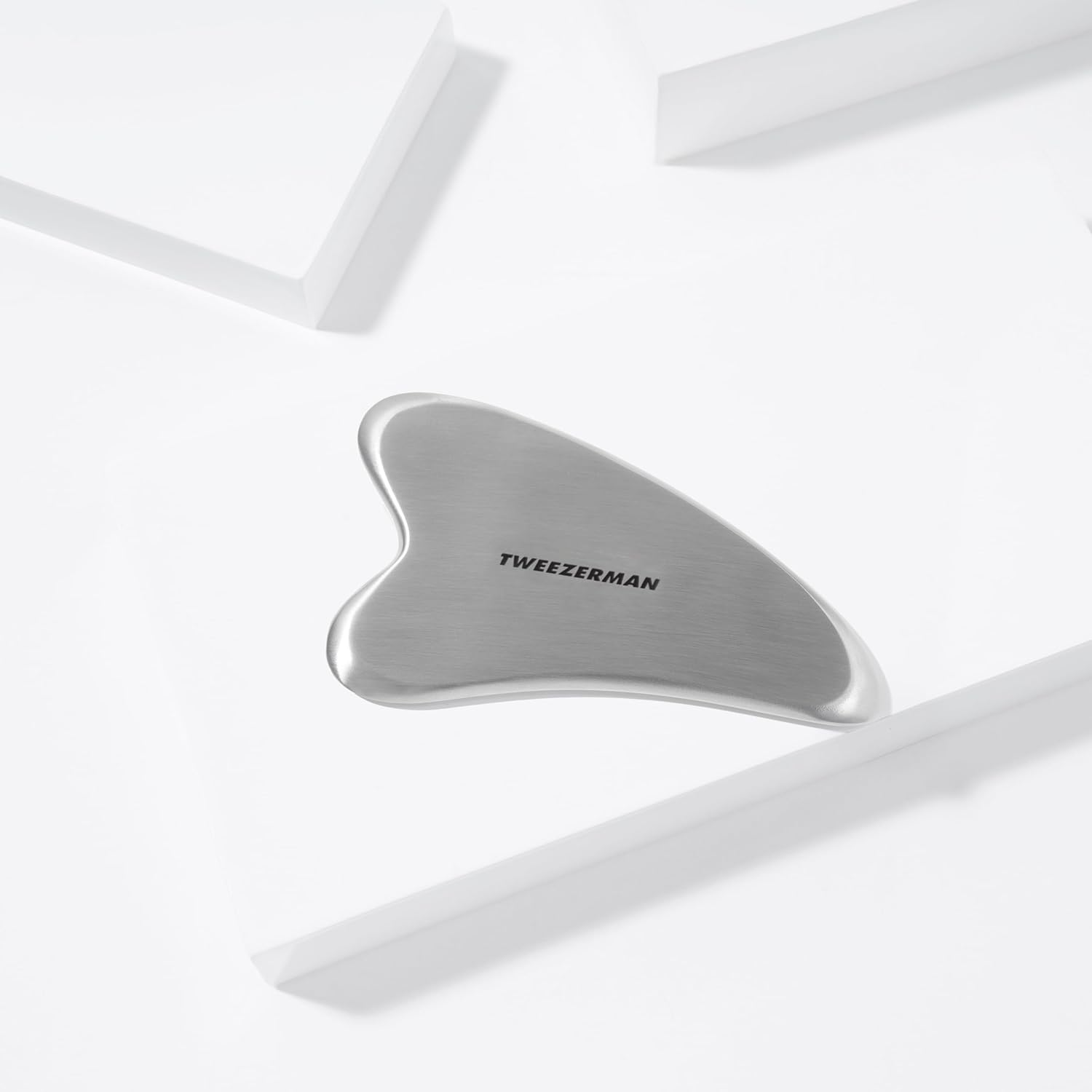 Tweezerman Stainless Steel Gua Sha Face Massager image number 4