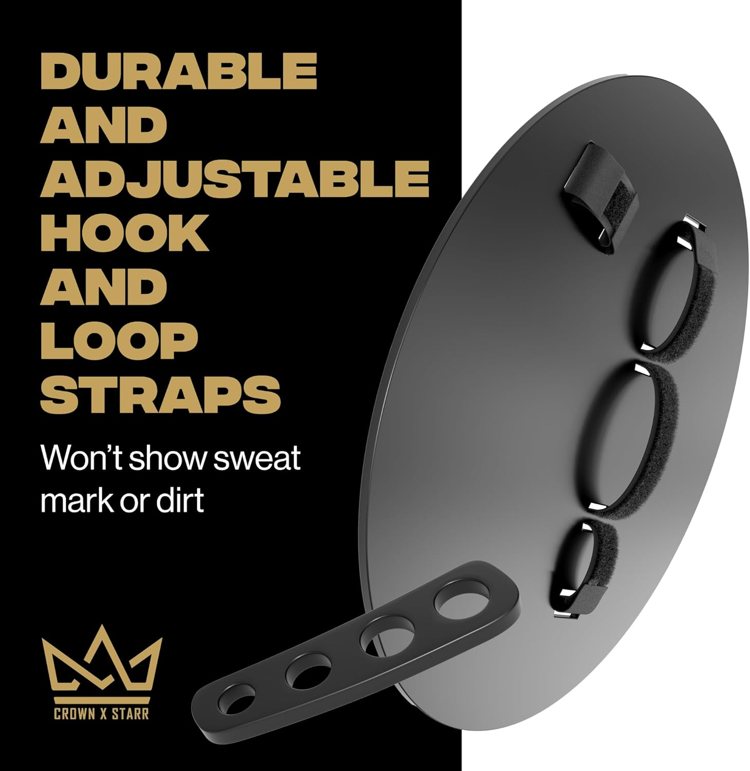 Crown X Starr Basketball Shooting off Hand Trainer - for Left Handed Shooters, Eliminate off Hand Interference - with Bonus 5.3" Shooting Aid