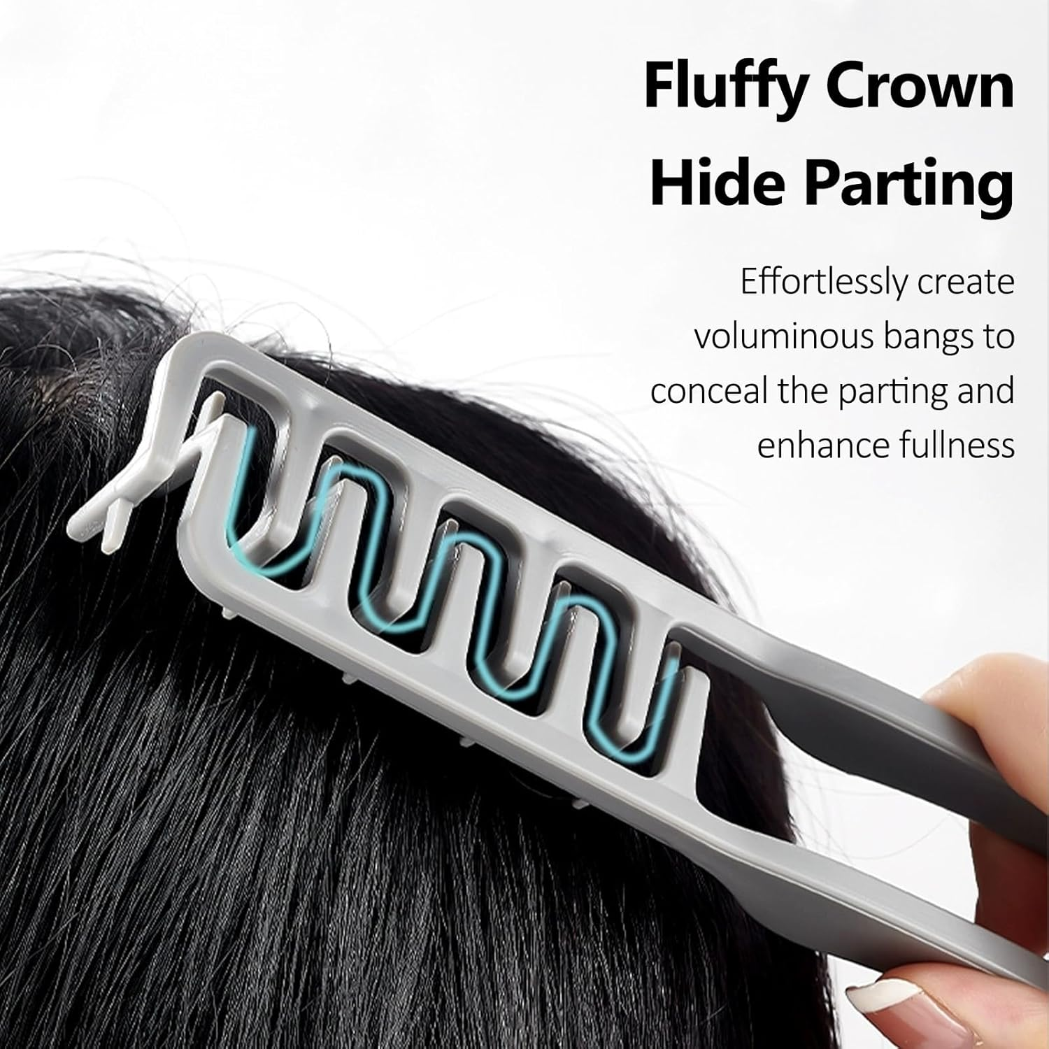 BSITSSS 3 PCS Texture Comb, Wide Tooth Hair Styling Comb, Roots Volume Tool Curly Hair Combs for Men Women Barber Hairdressing Grooming Accessory image number 2