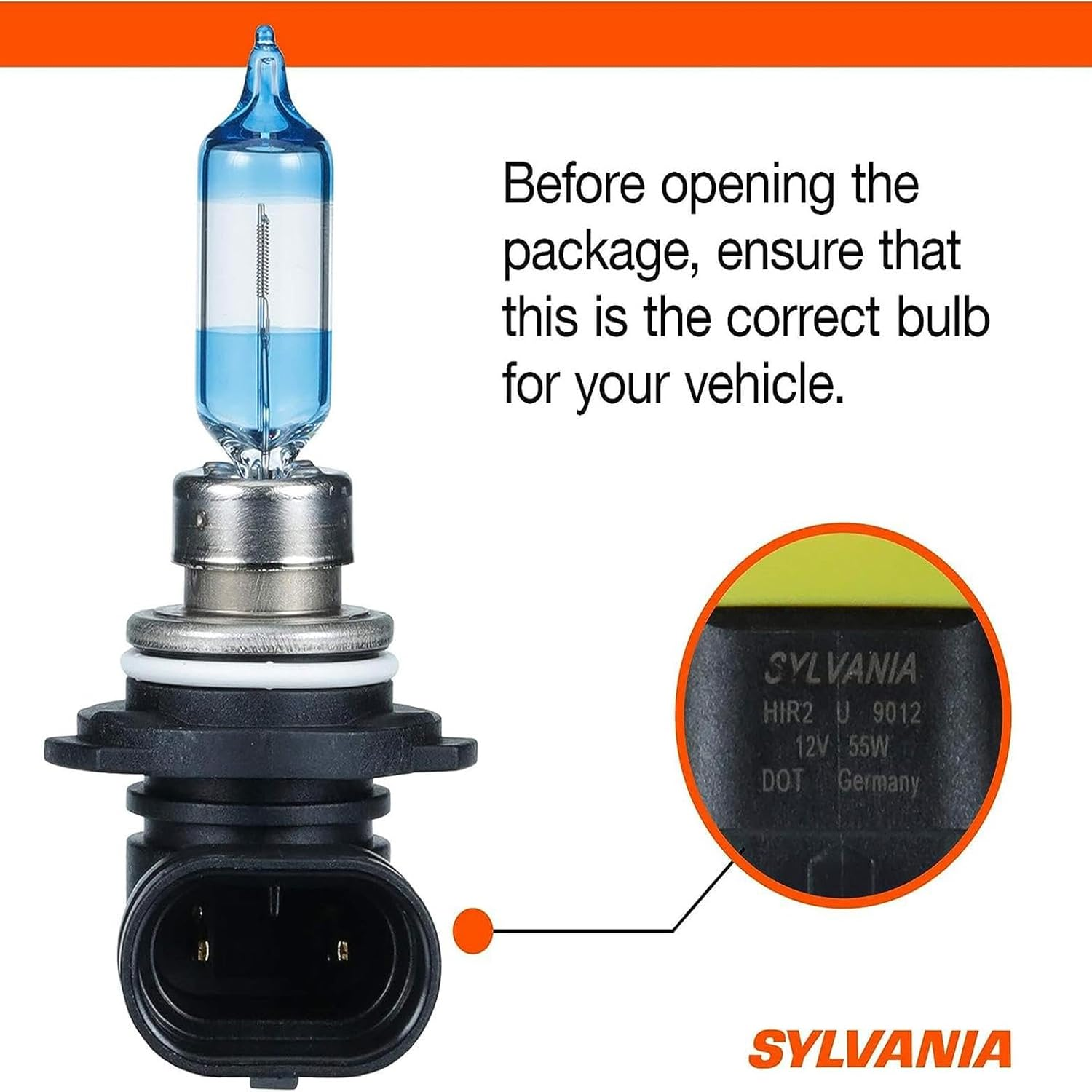 SYLVANIA - 9012 Silverstar Ultra - High Performance Halogen Headlight Bulb, High Beam, Low Beam and Fog Replacement Bulb, Brightest Downroad with Whiter Light, Tri-Band Technology (Contains 2 Bulbs)