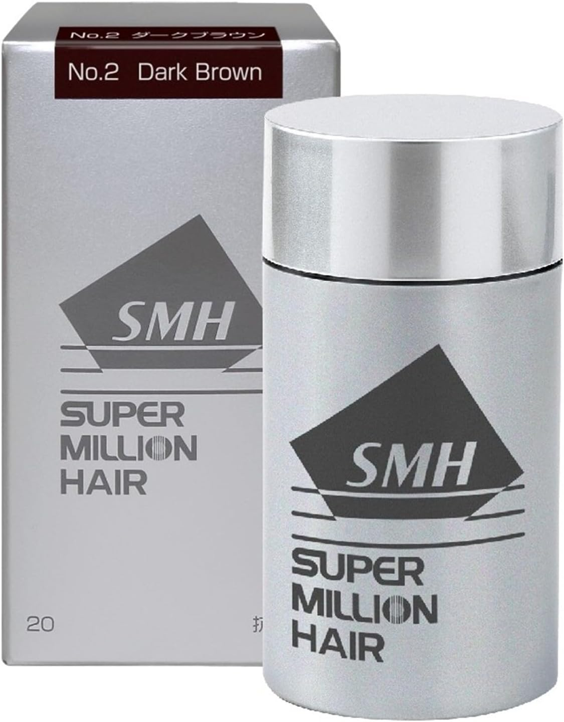 Super Million Hair 20G Dark Brown No.2 image number 1