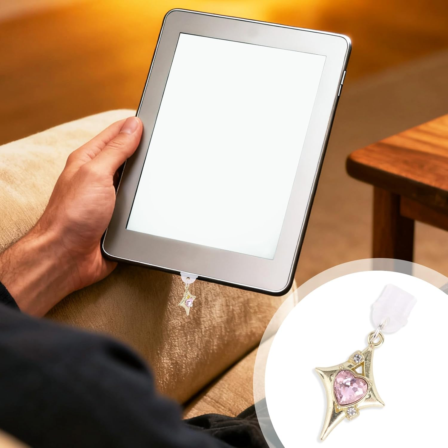 8Pcs Cute Dust Plug Charm Compatible with Kindle & Phone & Electronic Devices Type-C Charger Port, Fun Dust Plug Pendant for Electronic Devices Accessory image number 2