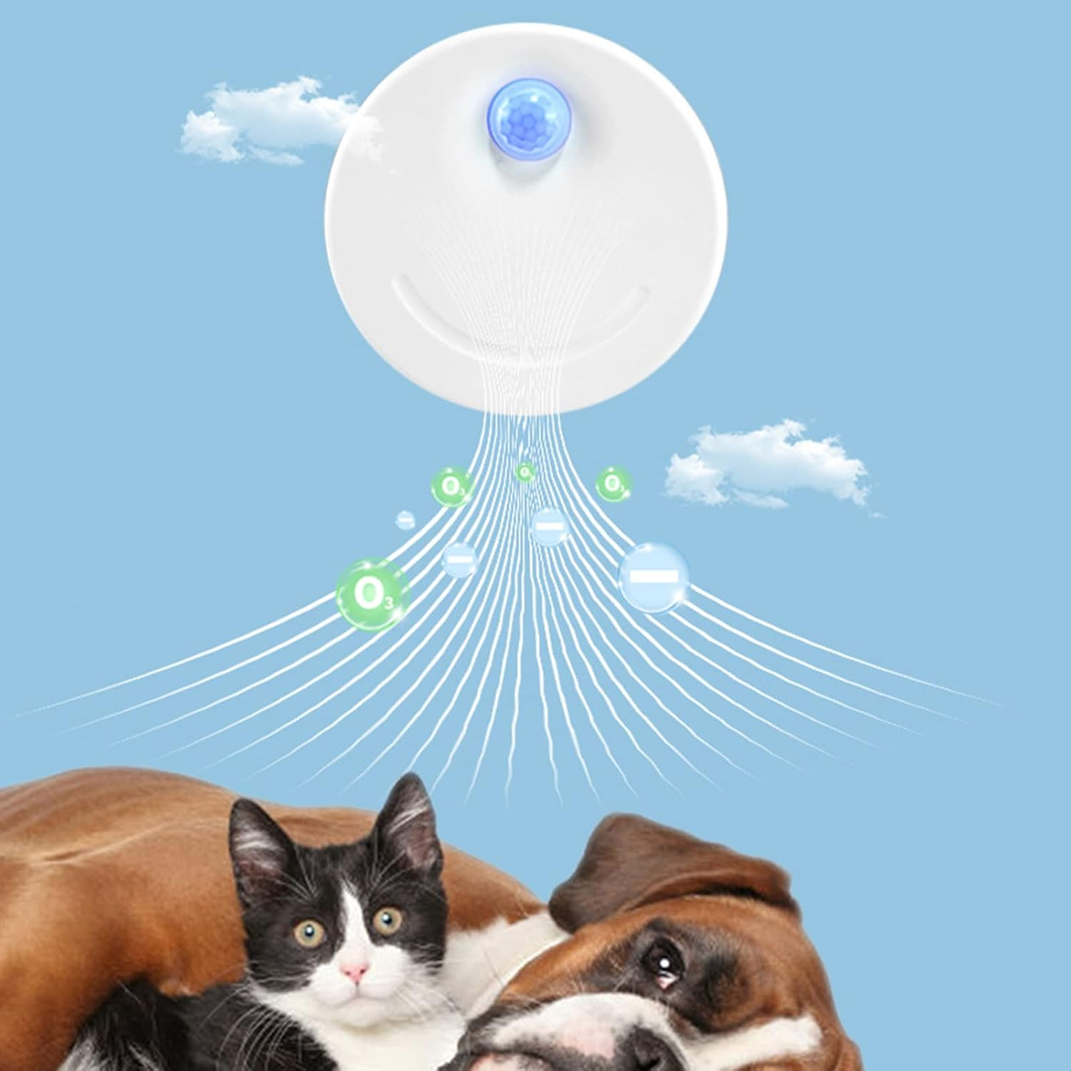 Cat Litter Deodorizer USB Rechargeable Litter Box Odor for Small Area Bathroom Pet House Wardrobe Kitchen Cat Litter Deodorizer Litter Box Odor Rechargeable Air Purifier Plug-In/658/2052 image number 6