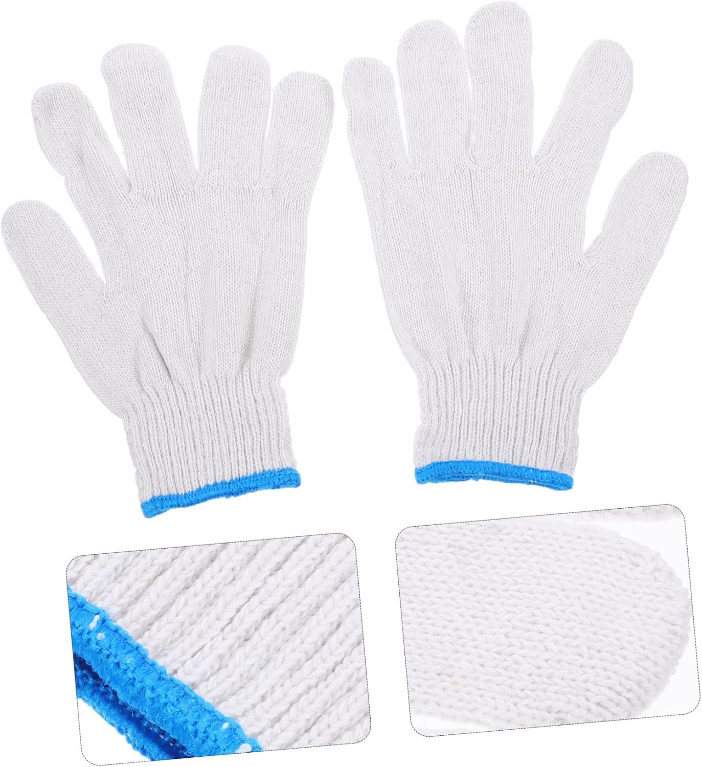 Sosoport 20Pairs Heavy Duty Gardening Gloves for Men and Women Cotton Work Gloves Comfortable Grip for Garden Household and Outdoor Tasks image number 6