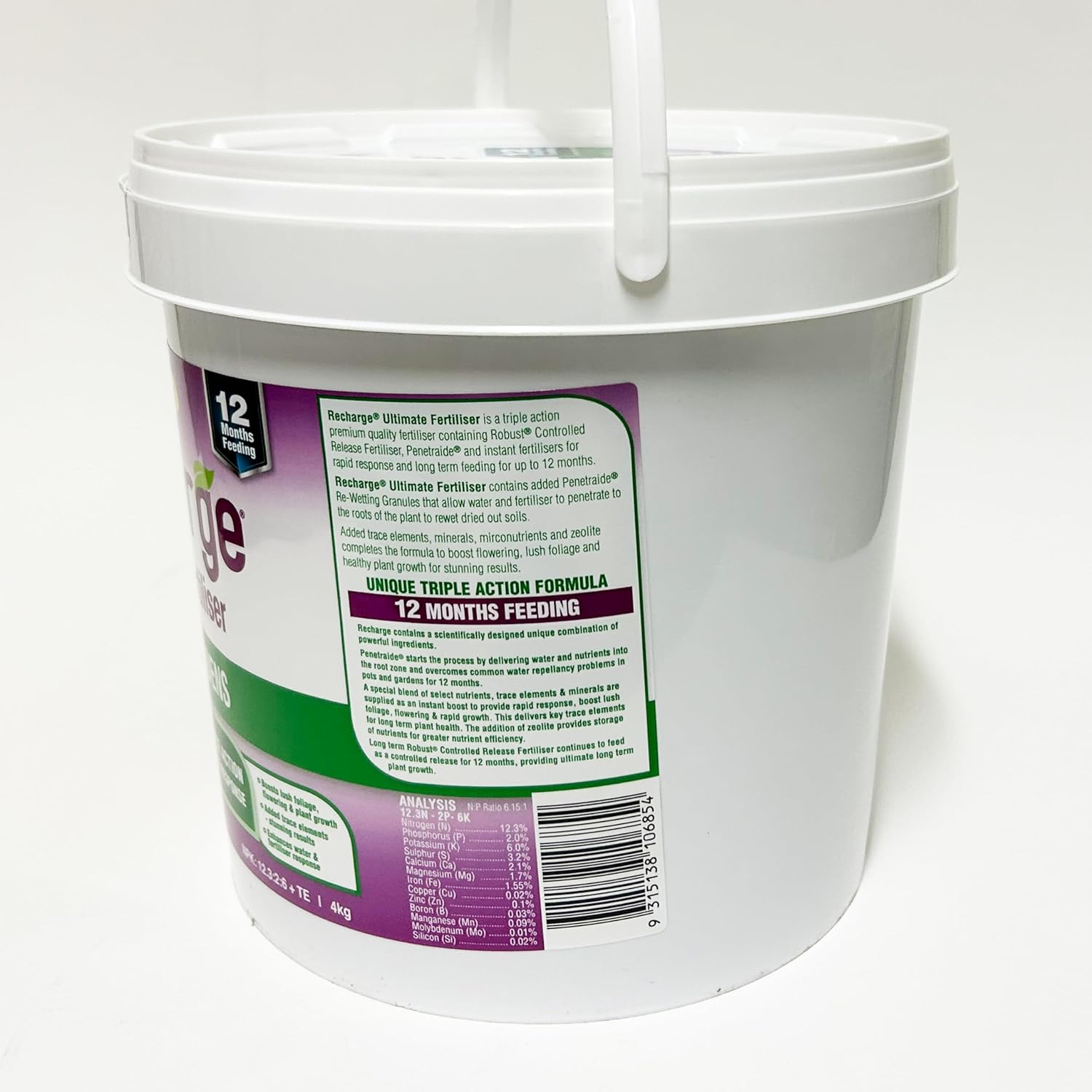 Searles Pots and Gardens Recharge Ultimate Fertiliser 4 Kg image number 1