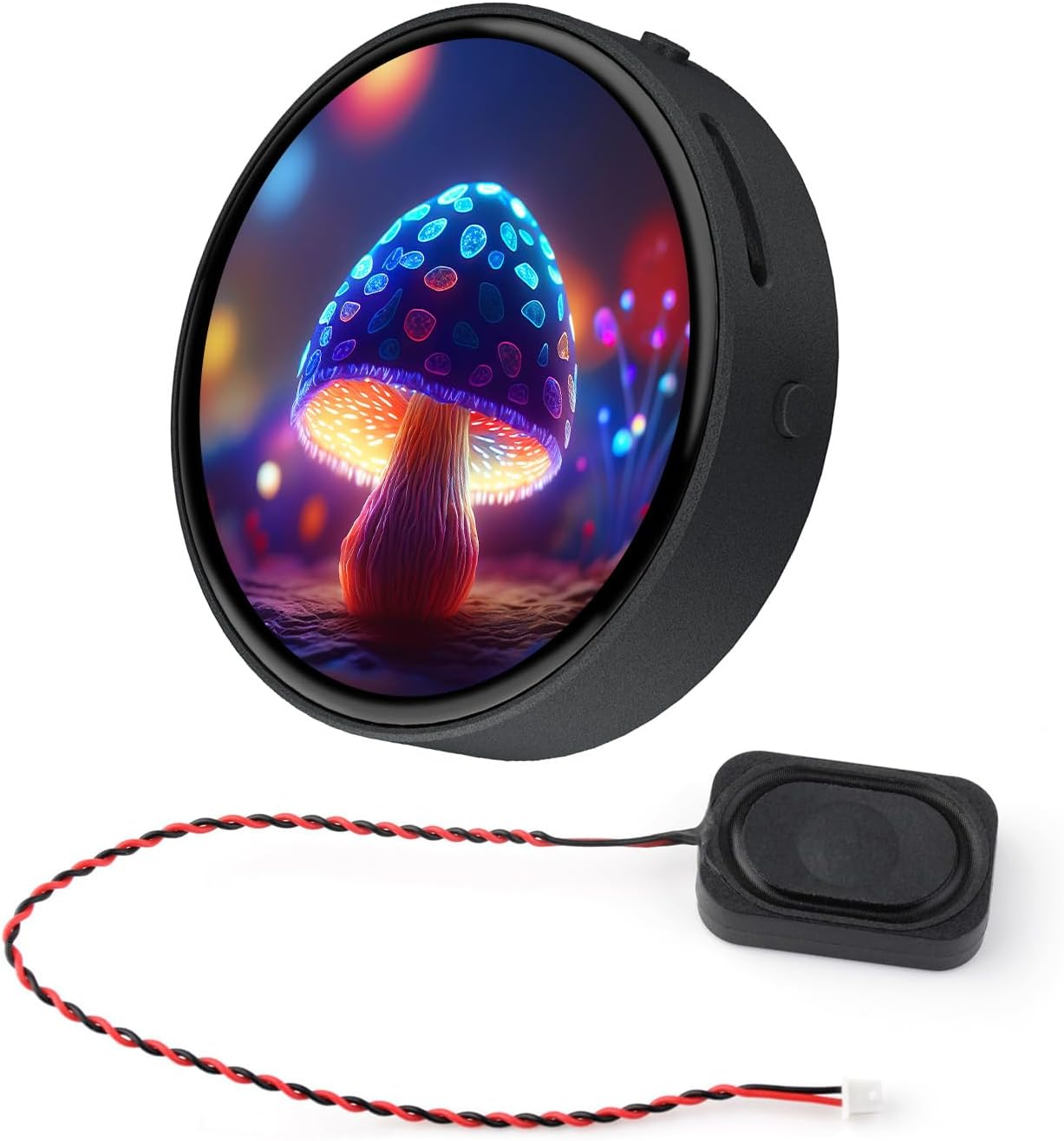 Waveshare ESP32-S3 1.75Inch AMOLED round Touch Display Development Board, 32-Bit LX7 Dual-Core, 466&times;466, QSPI, Dual Digital Microphones Array, ESP32 with Display, with Case