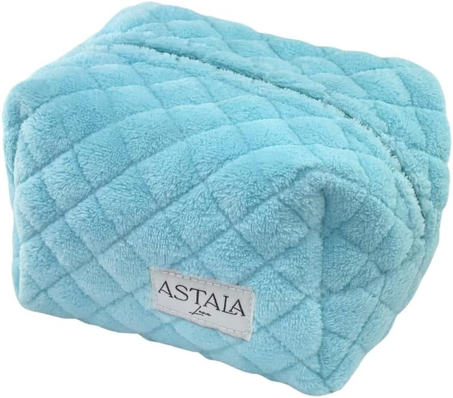 Astala Luna Bubbles Mini Carry All Cosmetic Travel Bag Mini Blue, White image number 1