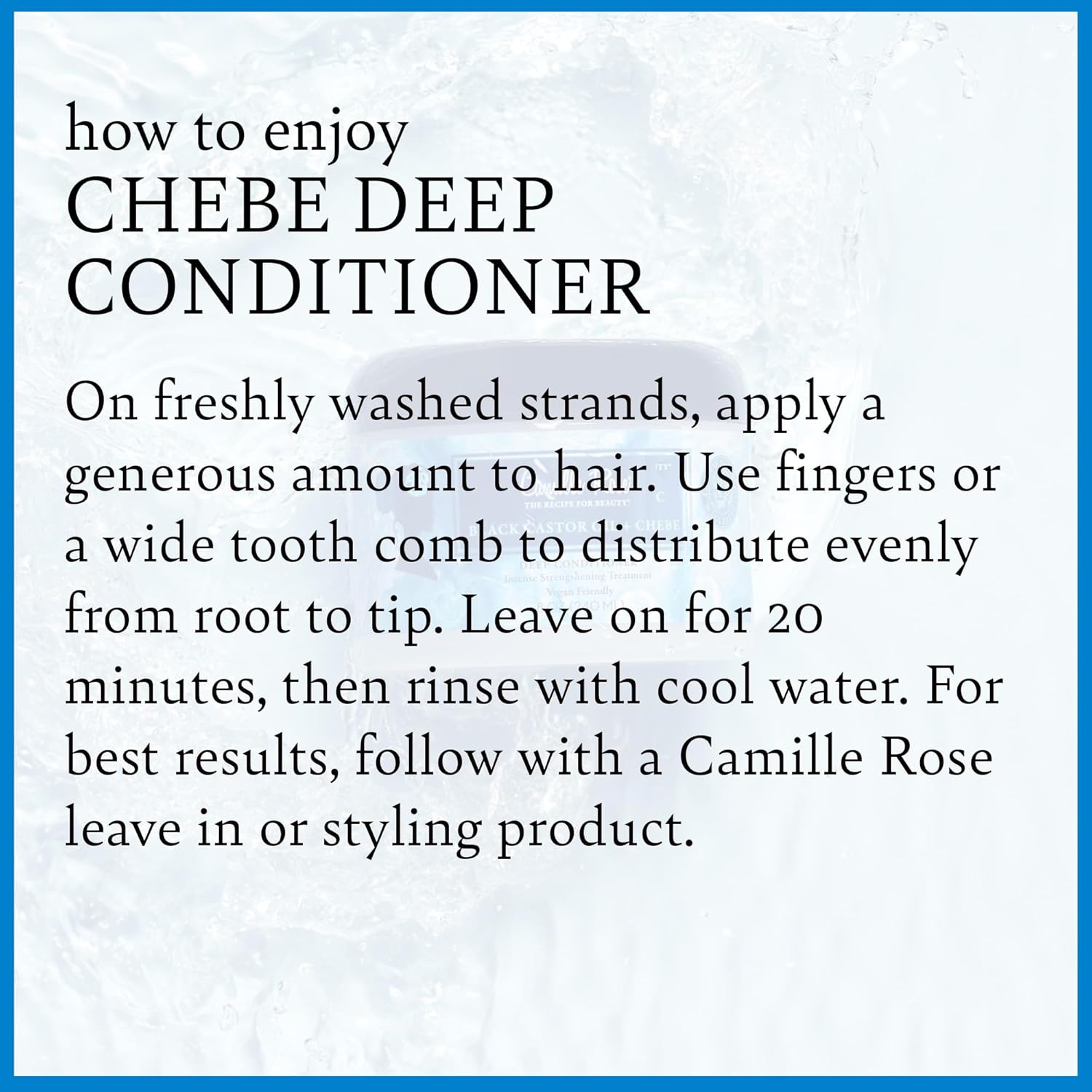 Conditioner Camille Rose Black Castor Oil Chebe 240 Ml image number 2