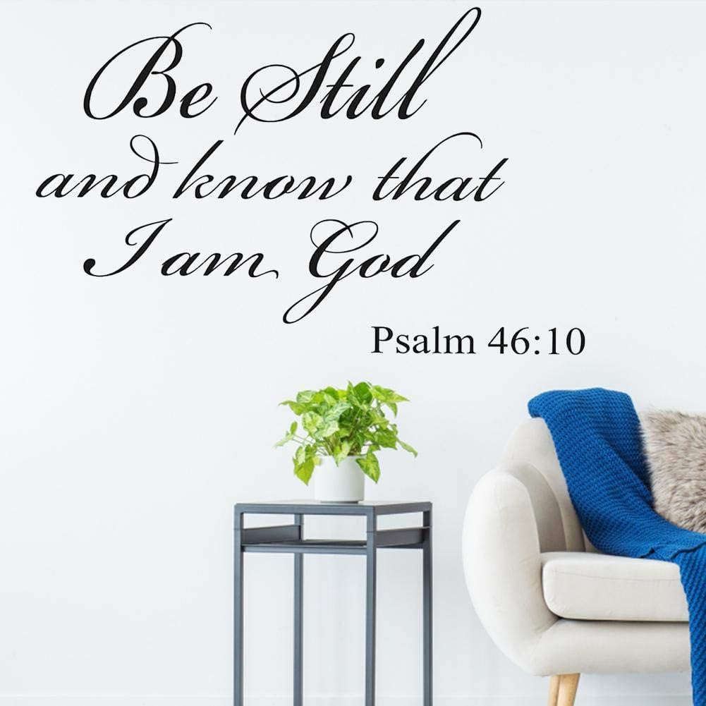 Bible Sticker of Bible Verse Wall Decals Christian Quote Wall Art Stickers Religious Decor Christian Wall Art Quote Lettering image number 5