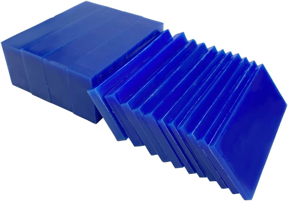 NIUPIKA Carving Wax Block Lost Wax Casting Jewelry Molding Tool Mold Sculpting 1 Pound (Blue Wax Slices)