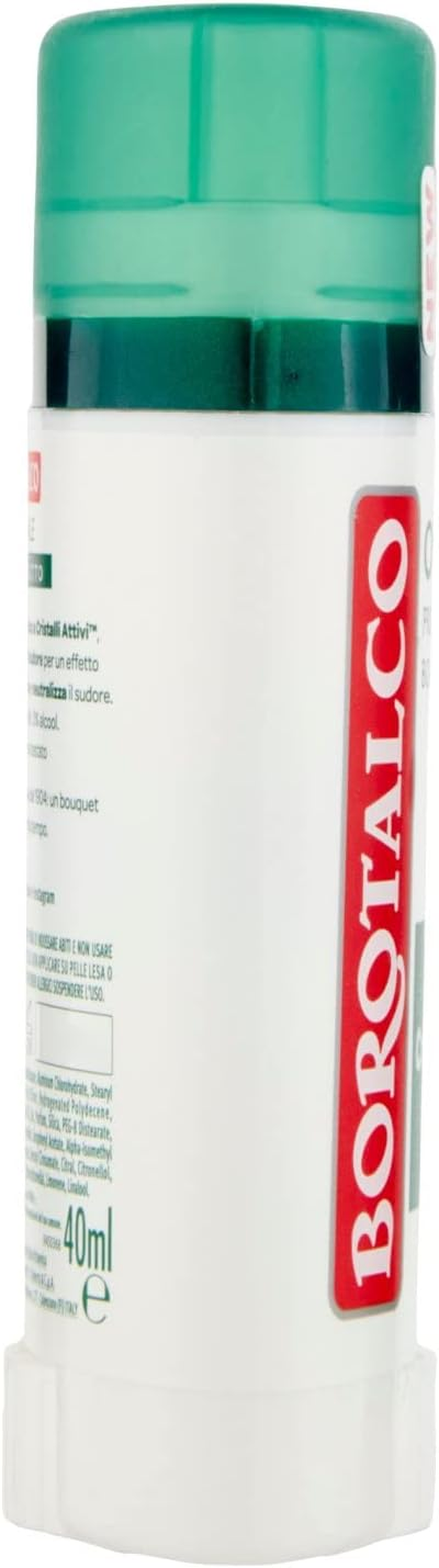 Borotalco, Original Deodorant Stick, Alcohol-Free Formula and Aluminium Salts with Active Crystal Talc, Triple Dry Protection, Talcum Scent, 40 Ml image number 3