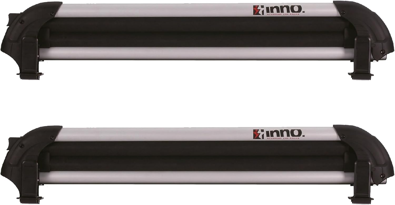 CARMATE IN926 Roof Carrier Inno Ski Snowboard Attachment, Gravity/Silver image number 4