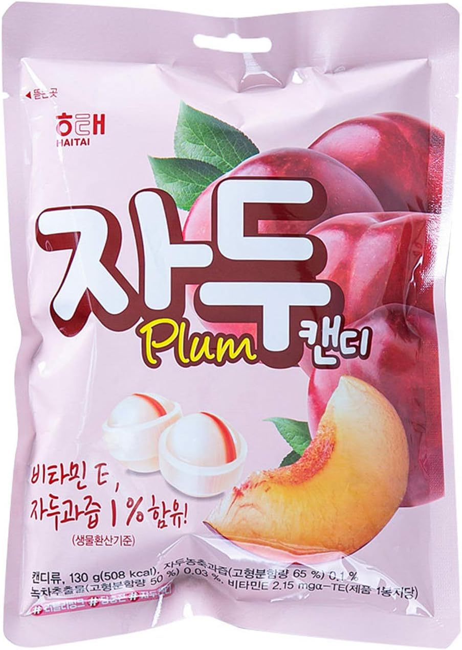Haitai Plum Flavor Candy 130 G image number 1
