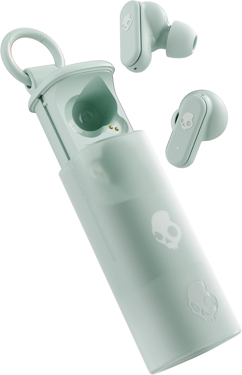 Skullcandy Dime Evo In-Ear Wireless Earbuds, 36 Hr Battery, Microphone, Works with Iphone Android and Bluetooth Devices - Preppy Summer Resort