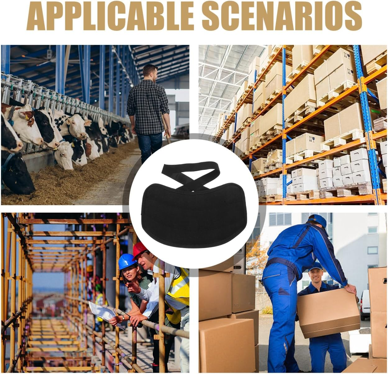 Gatuida Unloading and Carrying Shoulder Pad Carrying Supply Farm Shoulder Mat Outdoor Protector Portable Protector Outdoor Cushion Canvas the Wear Pad image number 2