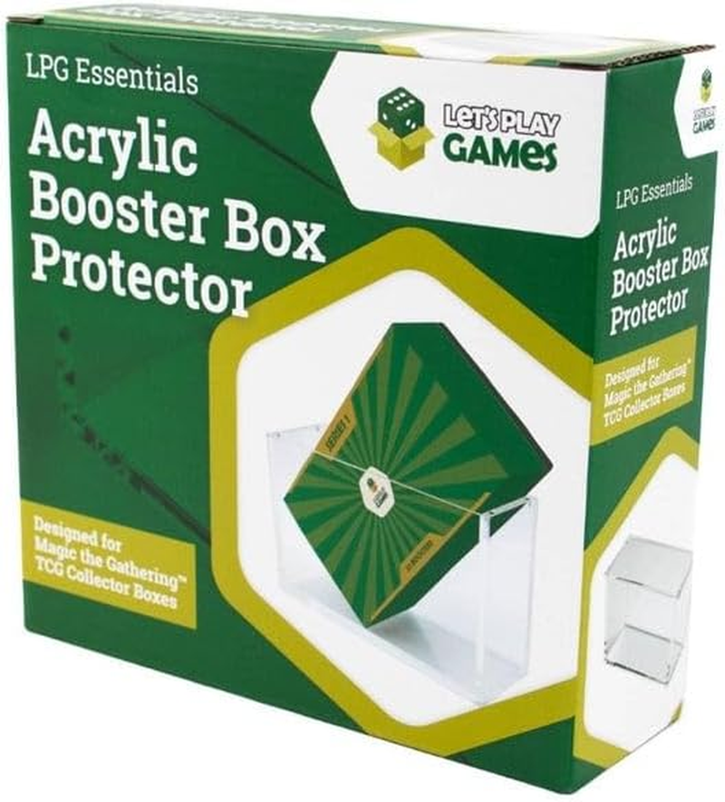 Let'S Play Games Acrylic Booster Box Protector MTG Collector Box Size image number 1