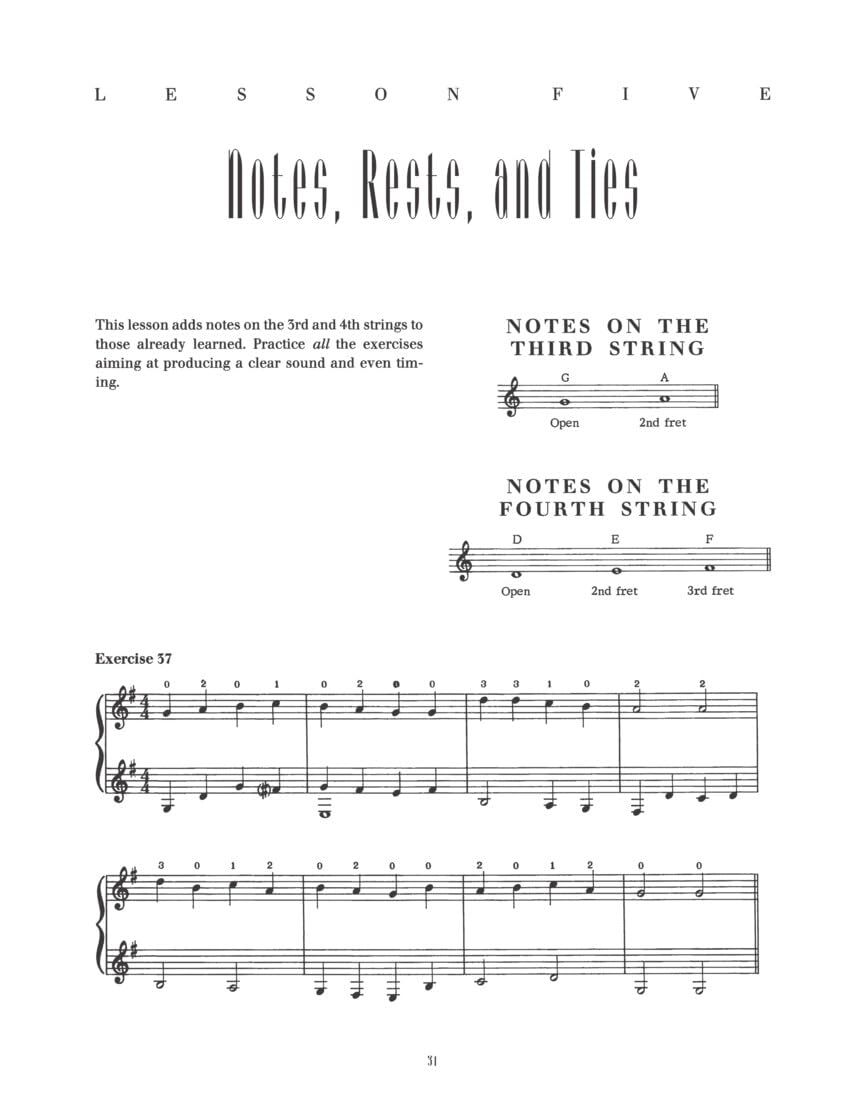 Solo Guitar Playing, Book 1, 4Th Edition (Bk/Online Audio): a Complete Course of Instruction in the Techniques of Guitar Performance image number 3