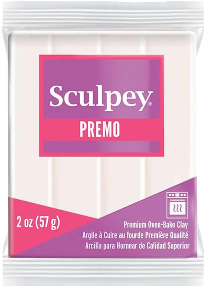 Sculpey PREMOACCENTS - 57G - White Translucent Polymer Clay image number 3