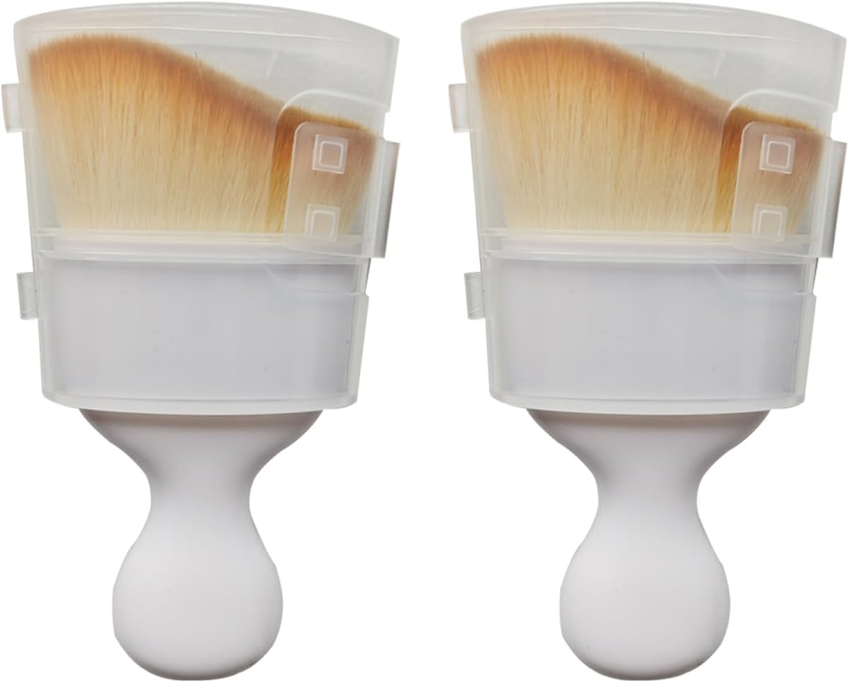 2PCS Car Detailing Brush Car Cleaning Brush Interior, Soft Bristle Dusting Brush Car Interior Cleaning Tool Car Dash Duster Brush for Dashboard, Leather, Air Vents, Computer, Keyboard