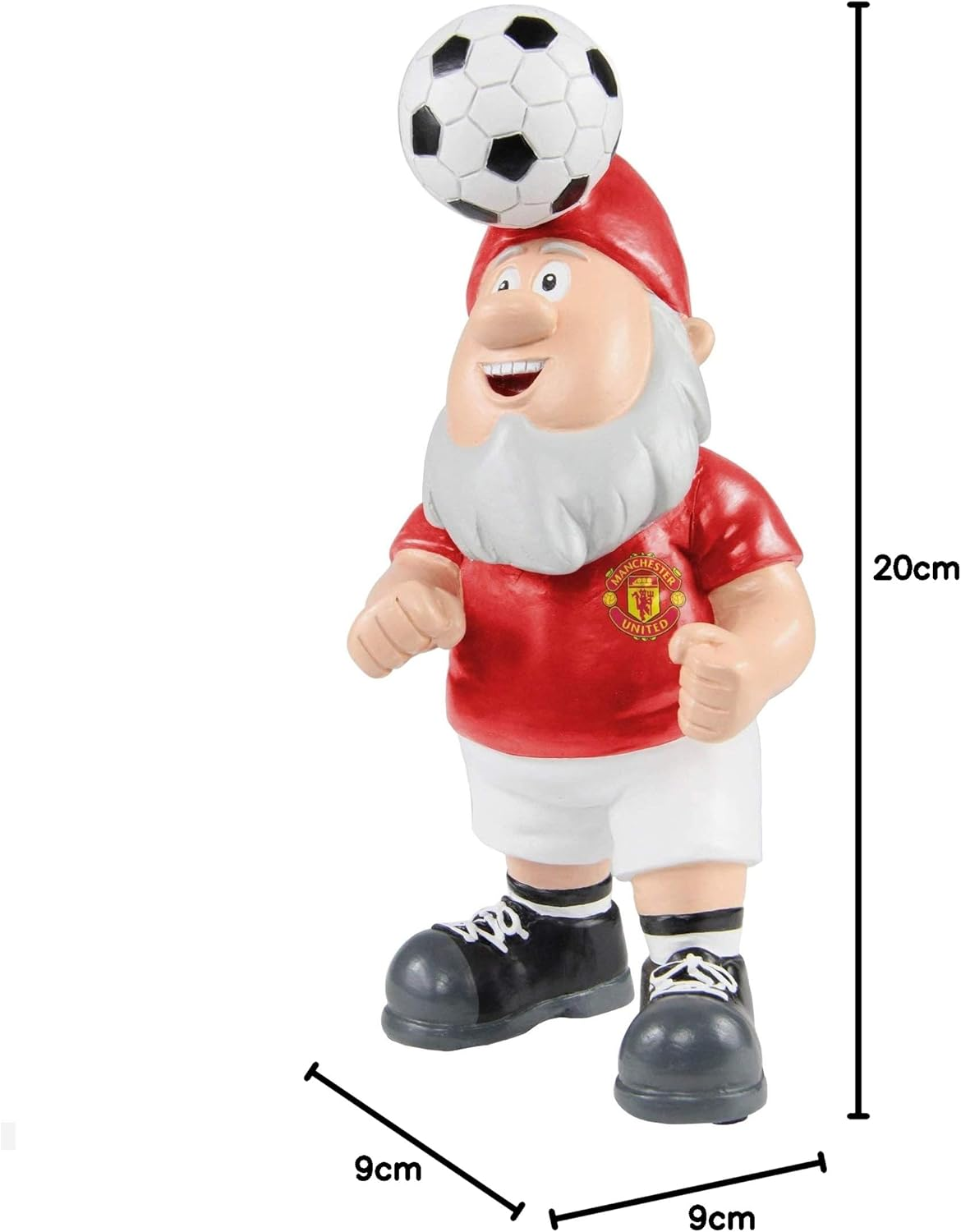 Manchester United FC EPL Header Ball Garden Gnome 20Cm - England Fa image number 6
