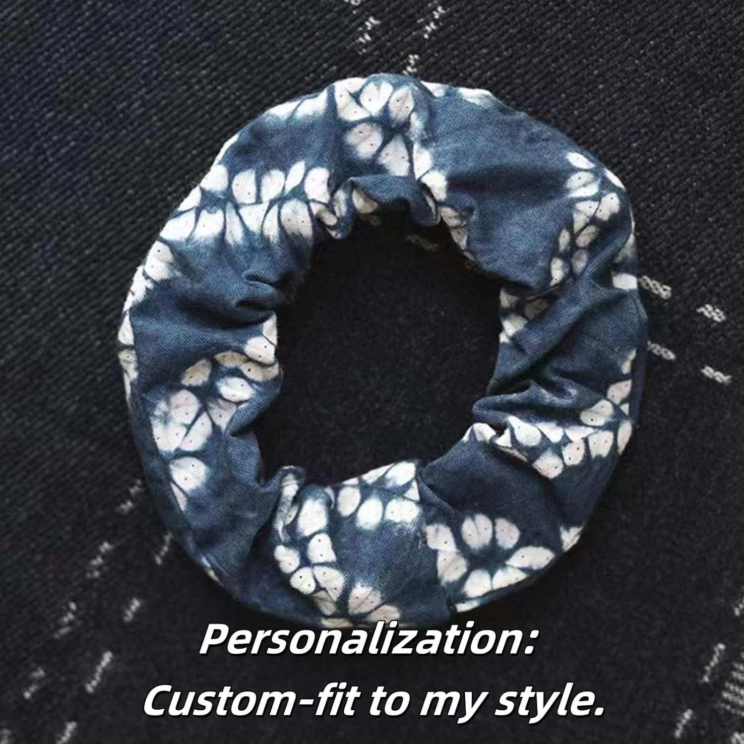 LIANRISES 16Pcs White Scrunchie White Tie Dye Items White Hair Ties Scrunchies for Girls Women Cotton Elastic Party Activities Hair Accessories DIY with 3Pcs Paintbrushes image number 2