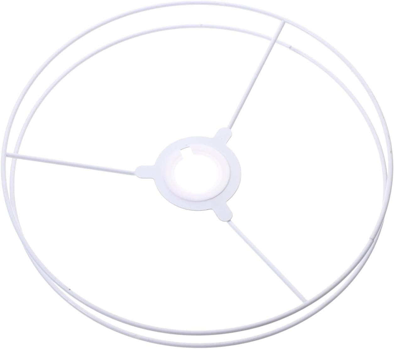 Ciieeo Wire Shade Rings round Lampshade Frame Metal Wire Drum Ring for DIY Table Floor Pendant Lamp Making 30Cm image number 6