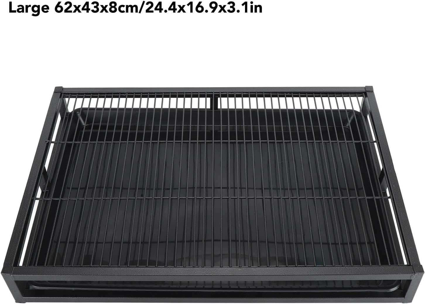 Dog Potty Tray, Metal Dog Toilet Training Tray, Reusable Puppy Dog Training Toilet, Dog Pee Pad Holder for Indoor & Outdoor (Medium) image number 4