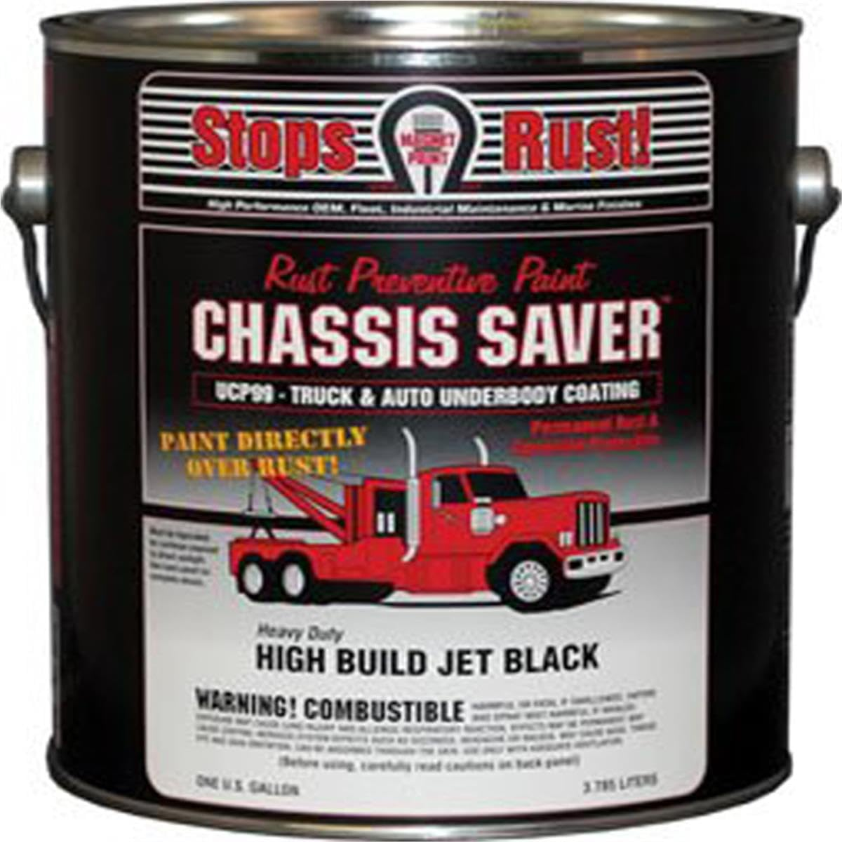Magnet Paint UCP99-01 Chassis Saver Rust Preventative Paint Gloss Black, 1 Gallon image number 1