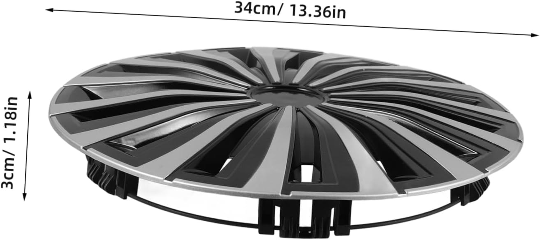 Car Hub Cap Decorative Wheel Hubcaps Cover Steel Automotive Accessory for Car Wheel Rim Protector Use image number 4