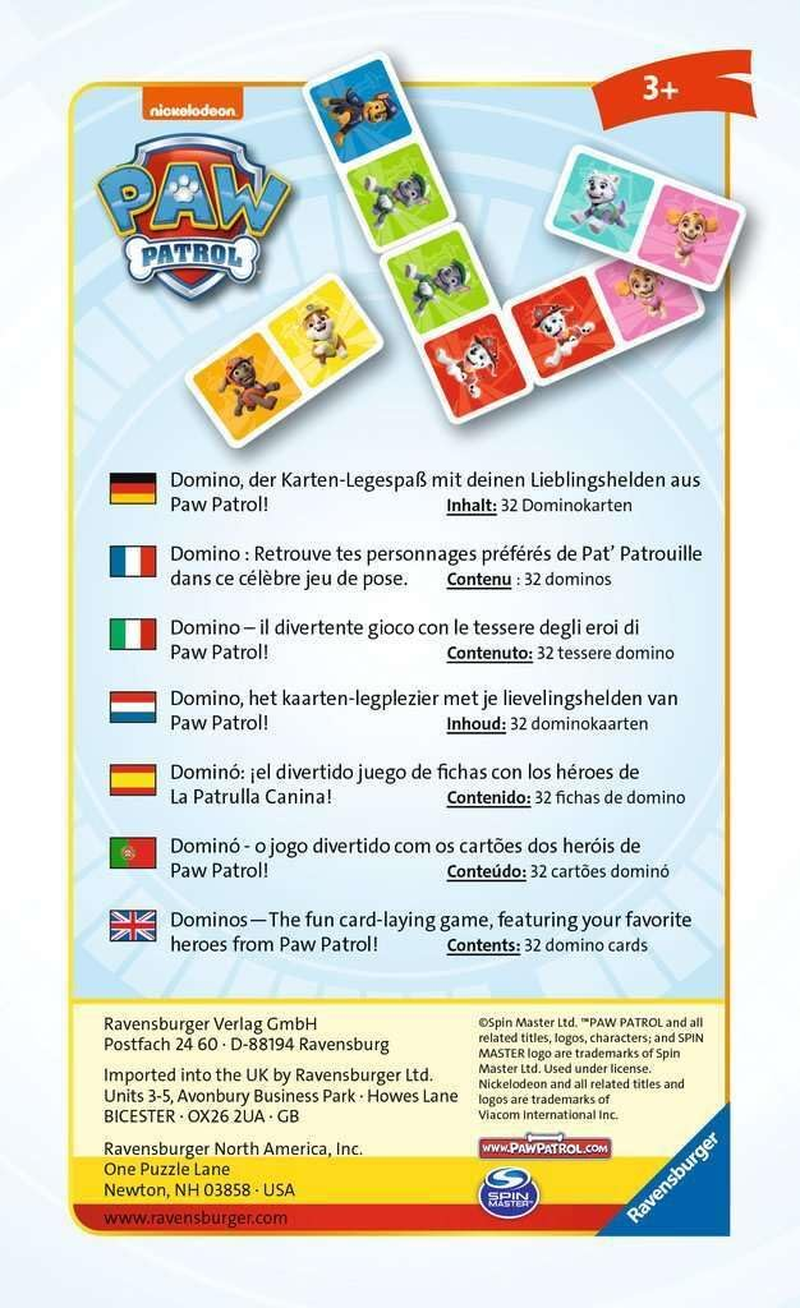 Ravensburger - Paw Patrol Dominos