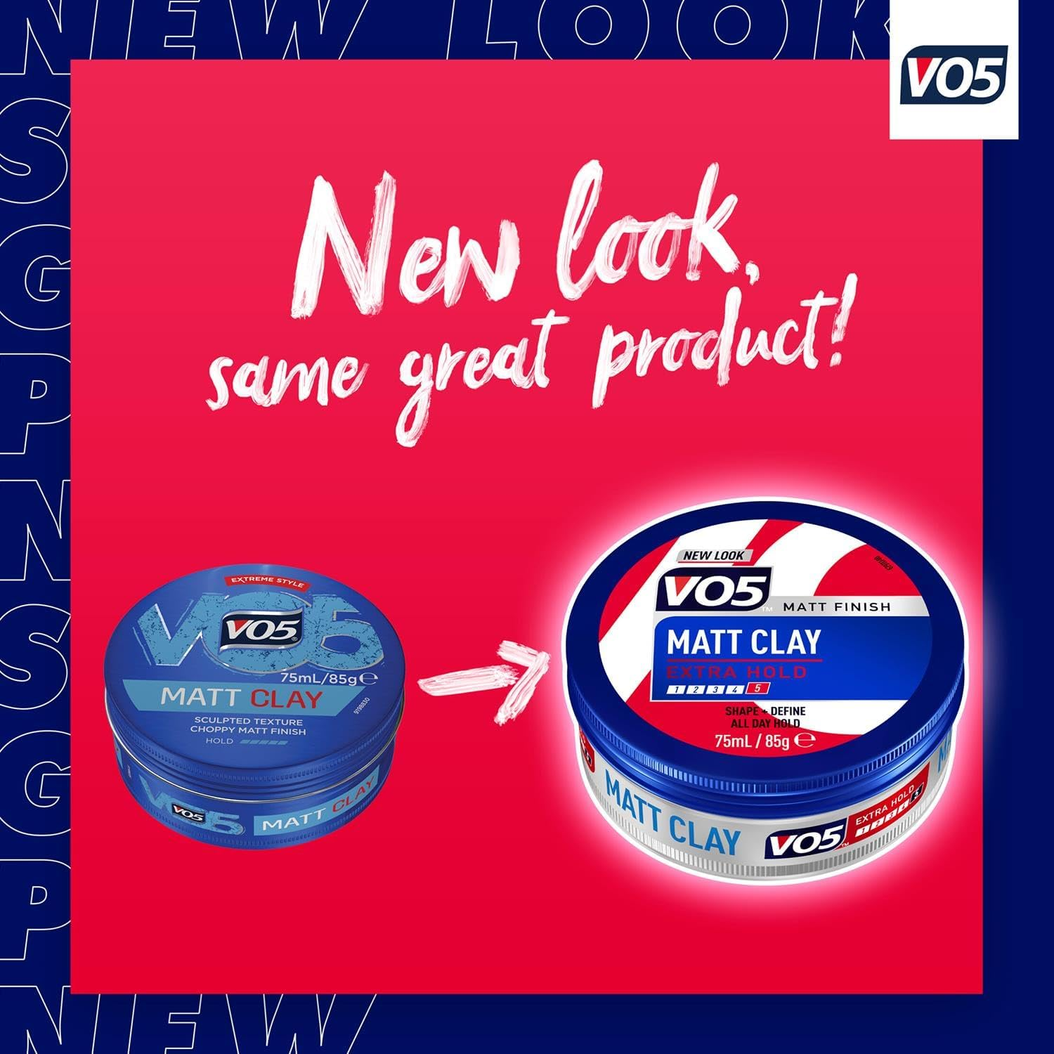 VO5 75 Ml Extreme Matt Clay Styling image number 3