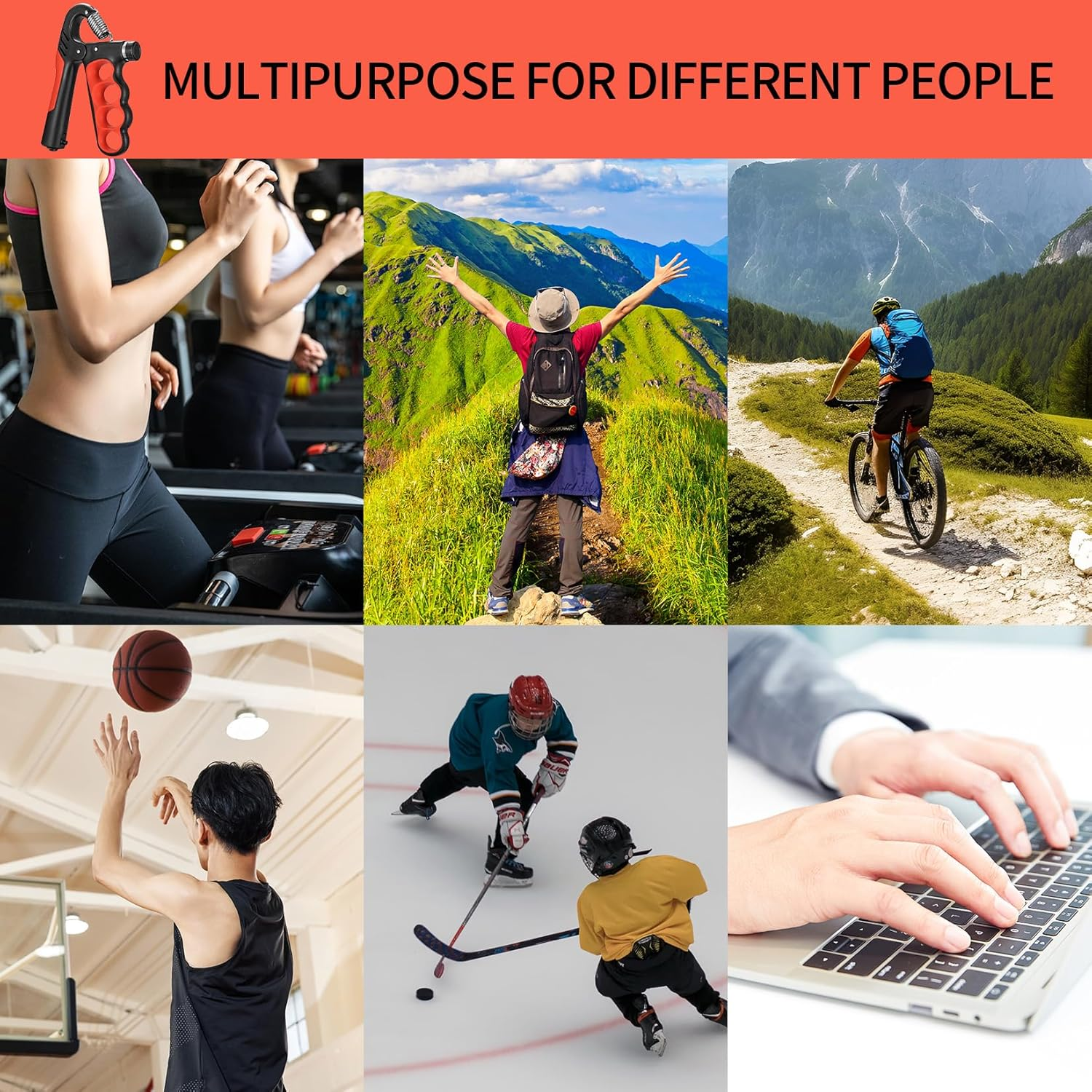 Grip Strengthener,5-100 Kg Adjustable Hand Gripper Strengthener, Forearm Strengthener Workout Kit, Finger Strengthener for Finger Forearm Exerciser Hand Grippers Training