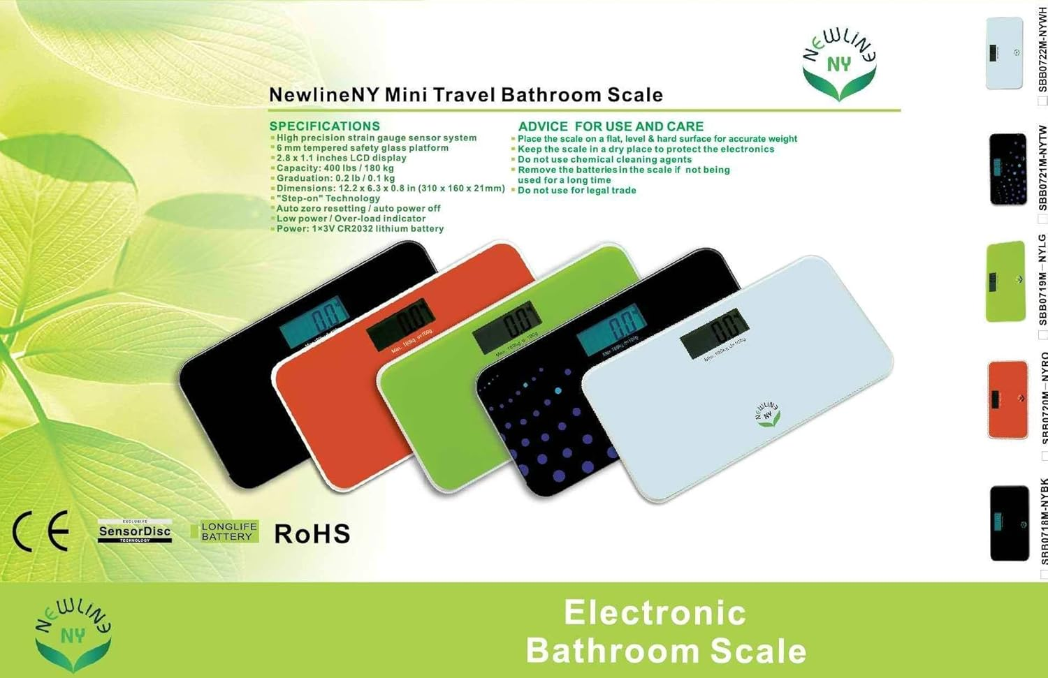 Newlineny 700 Series Digital Scales/Travel Scales (No Case) (Red) - Green image number 6