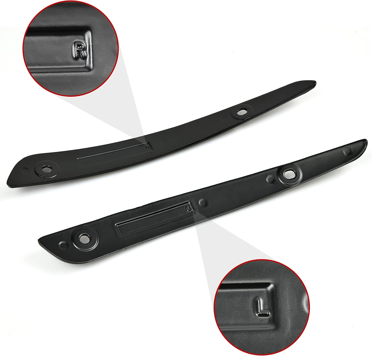 Motorcycle Windshield Side Trim for Harley Road Glide, Motorcycle Split Front Windscreen Side Trim for Harley Road Glide Ultra FLTRU FLTRX Special FLTRXS 2015-2022 Accessories (2PCS) image number 5