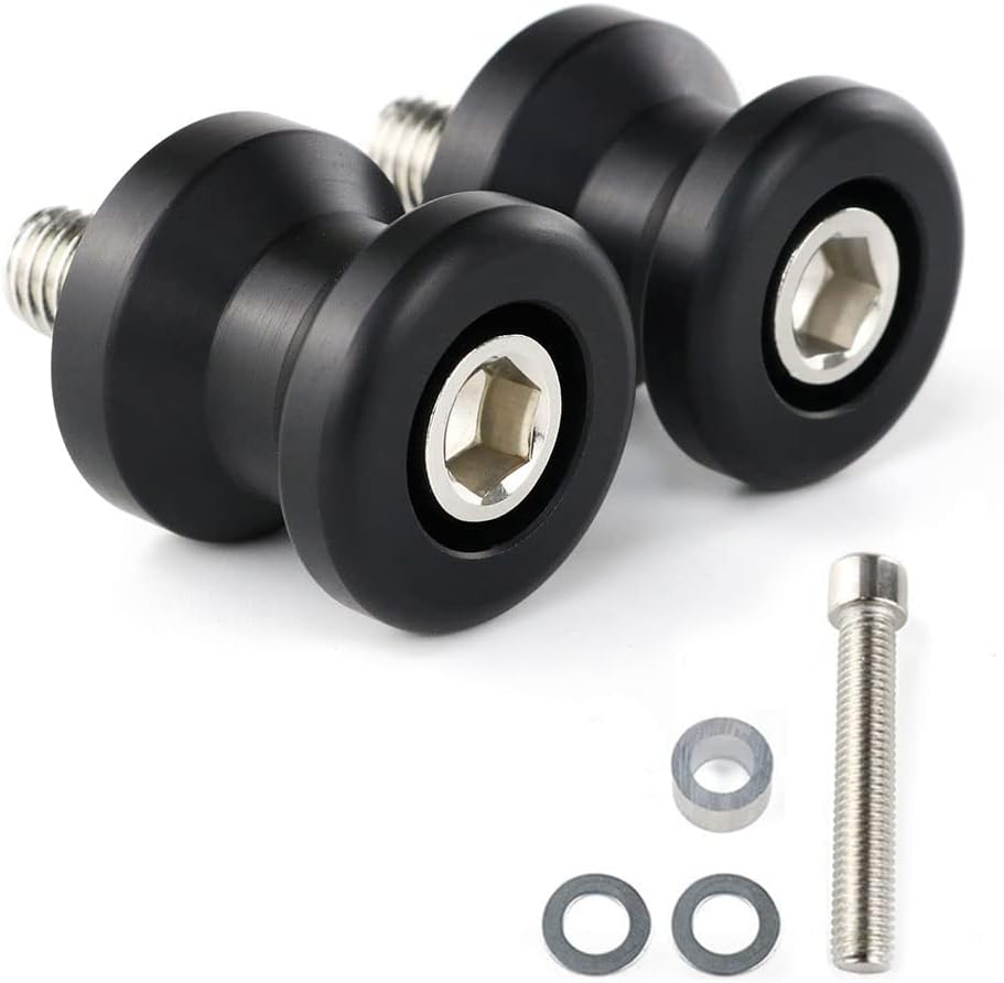 Motorcycle Swing Arm Spools Sliders, Swingarm Spools Sliders Stand Screw Compatible for Husqvarna Svartpilen 401 2018 2019 2020 2021 2022 2023 image number 3