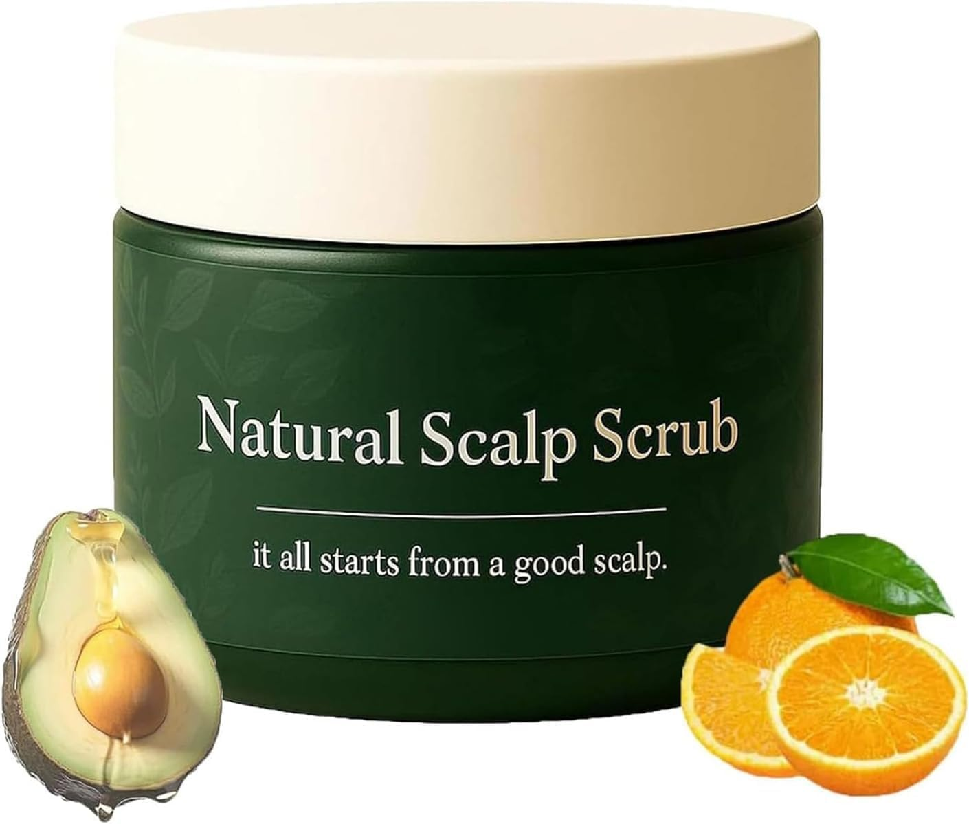 2Pcs Lissima Natural Scalp Scrub,Deep Cleansing & Nourishing Exfoliating,Moisturizing and Comfortable,Relieve Itchy Scalp & Dandruff, Gentle Formula, for All Hair Types