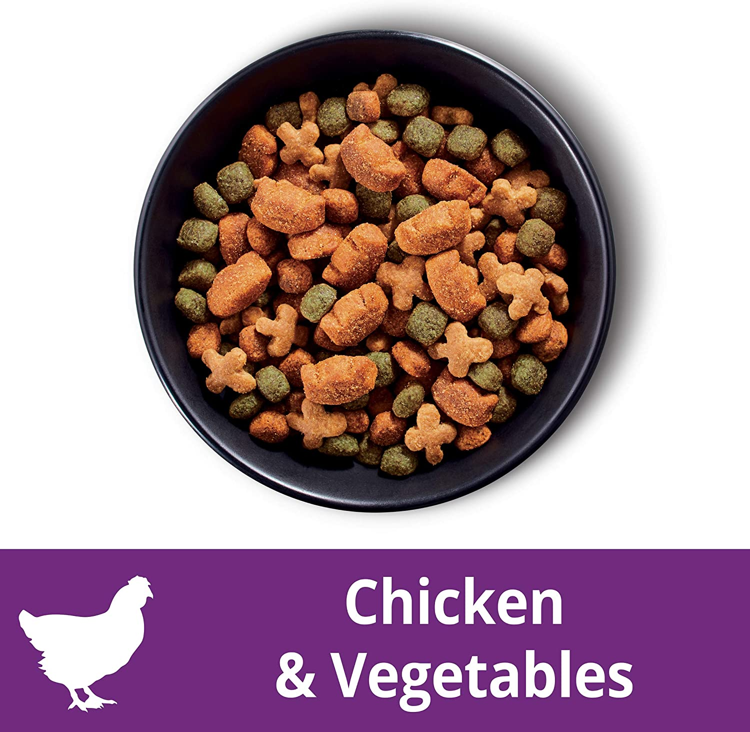 MY DOG Adult Dry Dog Food Tender Chicken & Vegetables 1.5Kg Bag, 4 Pack