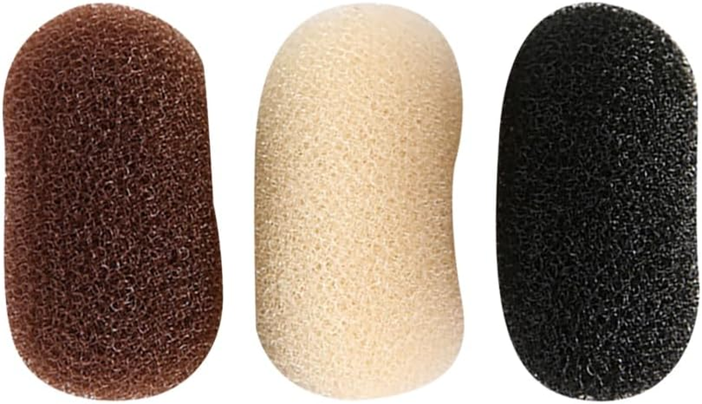 3 Pcs Hair Sponge Updo Volume Inserts Sponge Puff Pillow Hair Styling Tools for Women Girls