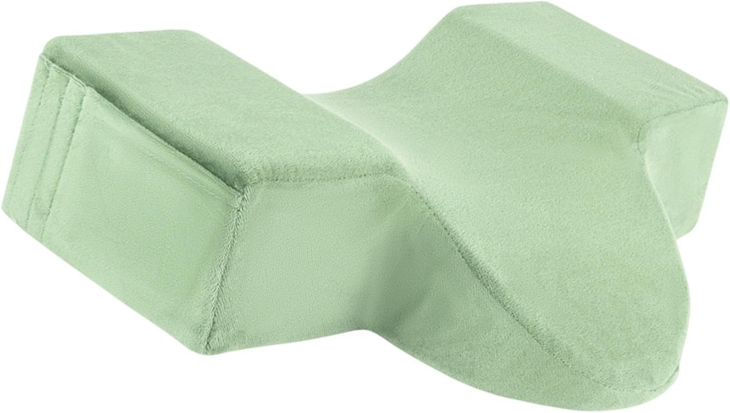 Kokiya U Shape Eyelash Extension Pillow Ergonomic Neck Pillow Makeup Grafting Eyelash Groove Cushion for Eyebrow Trimming Home, Green