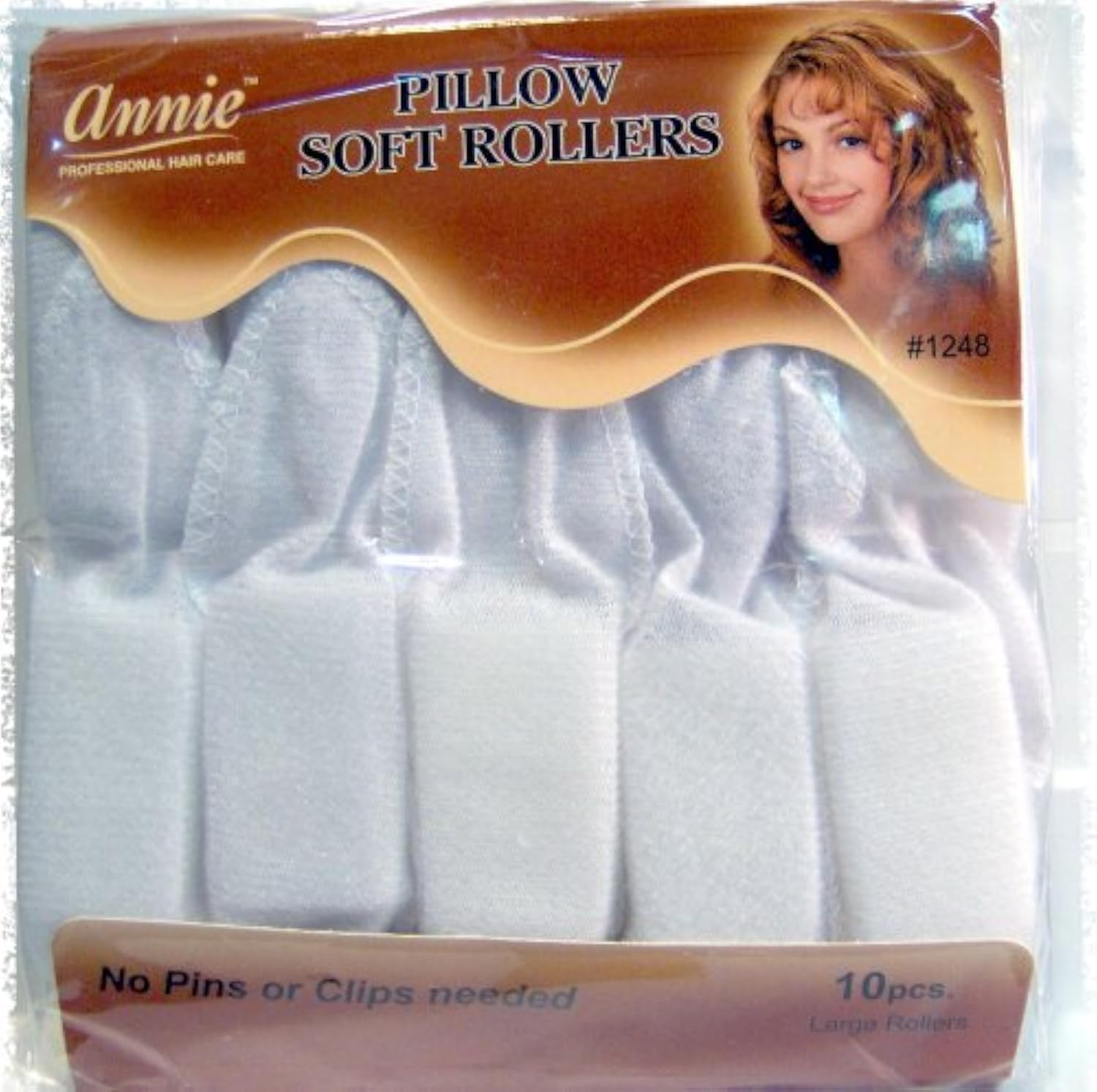 Annie Pillow Satin Rollers, Large, 10 Count