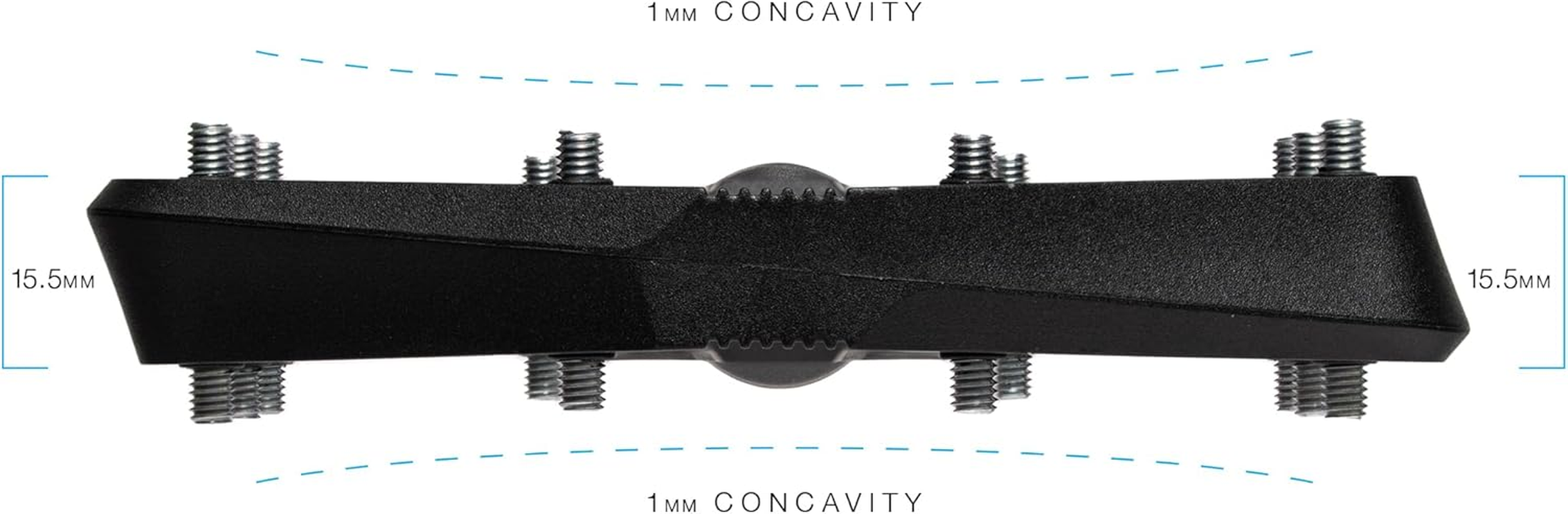 Crankbrothers Stamp Flat BMX/MTB Bike Pedal - Platform Bicycle Pedal, Minimal Profile, Adjustable Grip image number 3