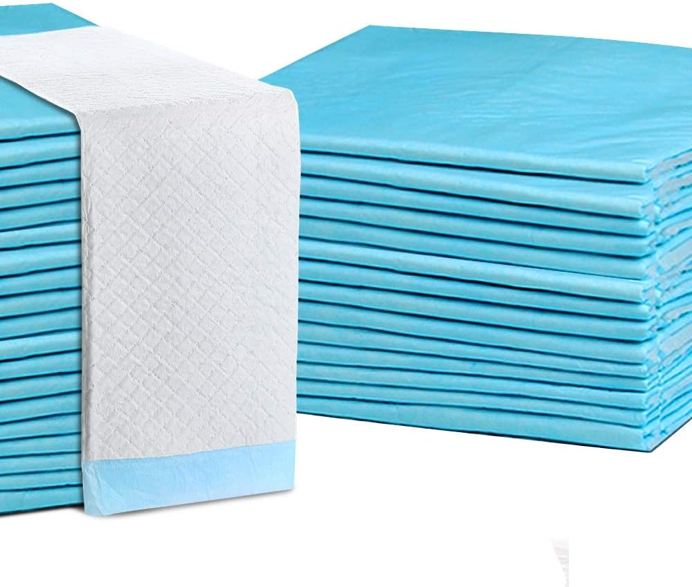 I.Pet Pet Training Pads, 400PCS Leak-Proof Puppy Pad Toilet Dog Pee Padding Mat Dogs Cat Mats Indoor, 60X60Cm Super Absorbent for Pets Puppies Cats Rabbit Blue image number 6