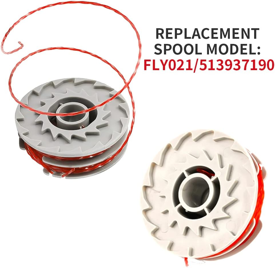 String Trimmer Line for Flymo FLY021/FLY060, Replacement 36FT 0.06" Autofeed String Spool Line Replace for Contour, Contour XT, Mini Trim Car, Mini Trim Auto ST, Mini Trim Auto XT, Power Trim (4) image number 6