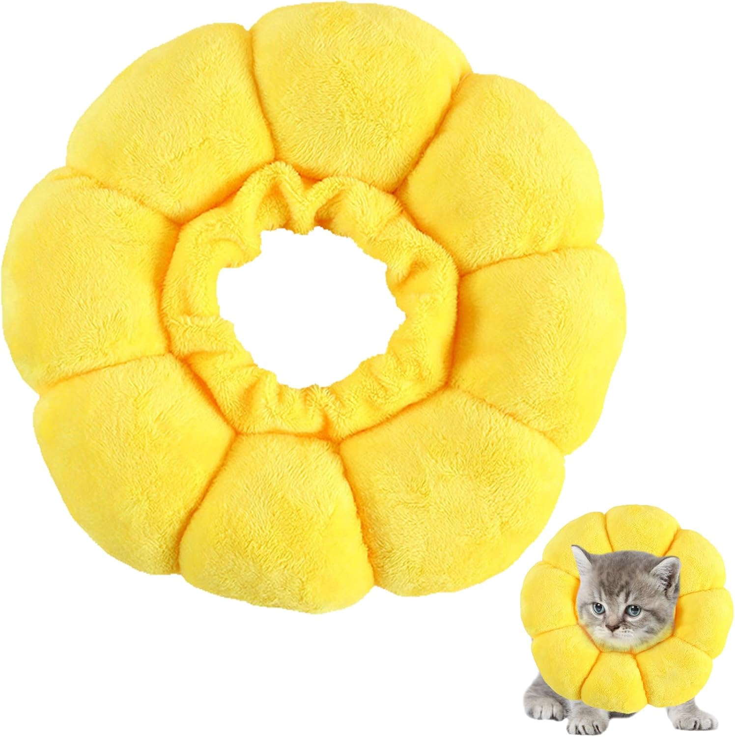 Cat Collar, Soft for Collar, Elizabethan Collar, Cat Collar, Cat Adjustable Elizabethan Collar, Pets Scratching after Surgery Protection, Dog Collar image number 5