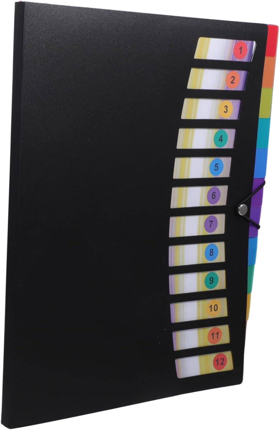 FIXOSHEE Portable Document Folder File Bag Expanding Pockets Stylish and Dignified for Teachers Students Engineers