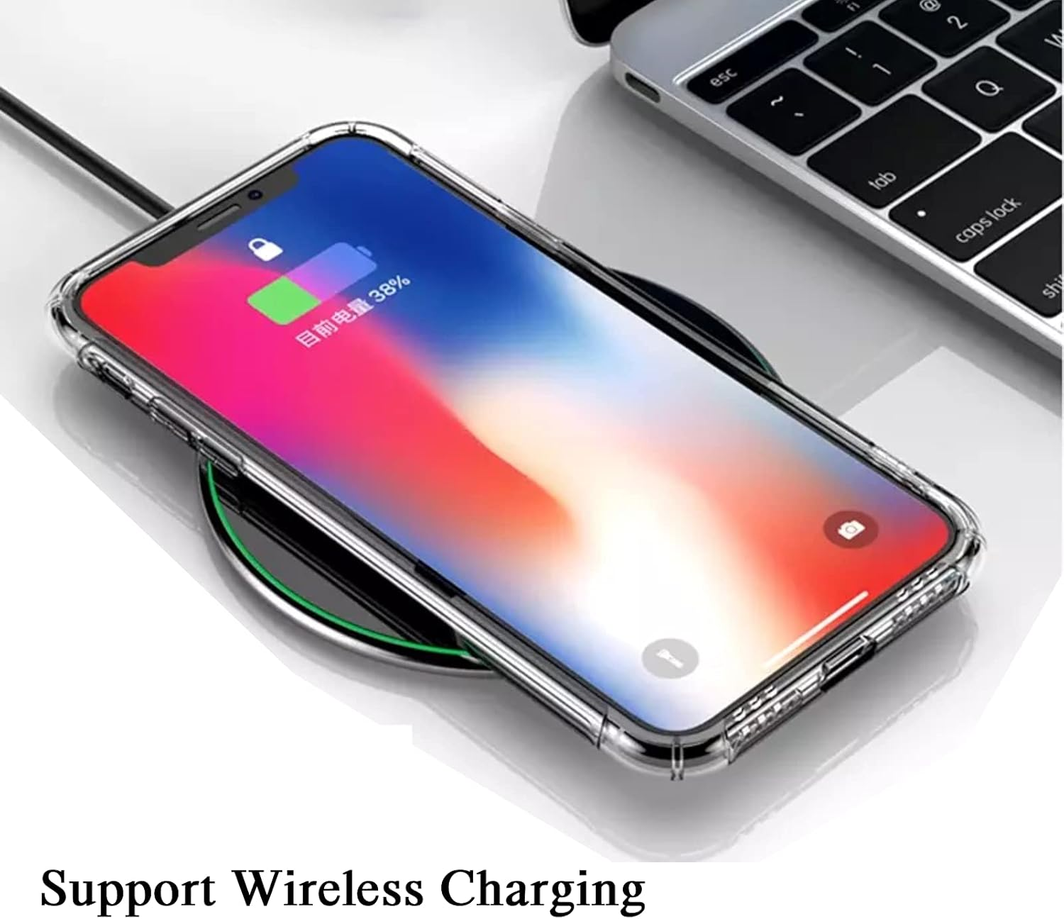 Christmas Tree Lights Pattern Case Compatible with Iphone 12/12 Pro, Cute December Christmas Tree Lights Pattern Slim Shockproof TPU Bumper Protective Cover Case for Iphone 12/12 Pro - Horse And Sunflowers image number 6