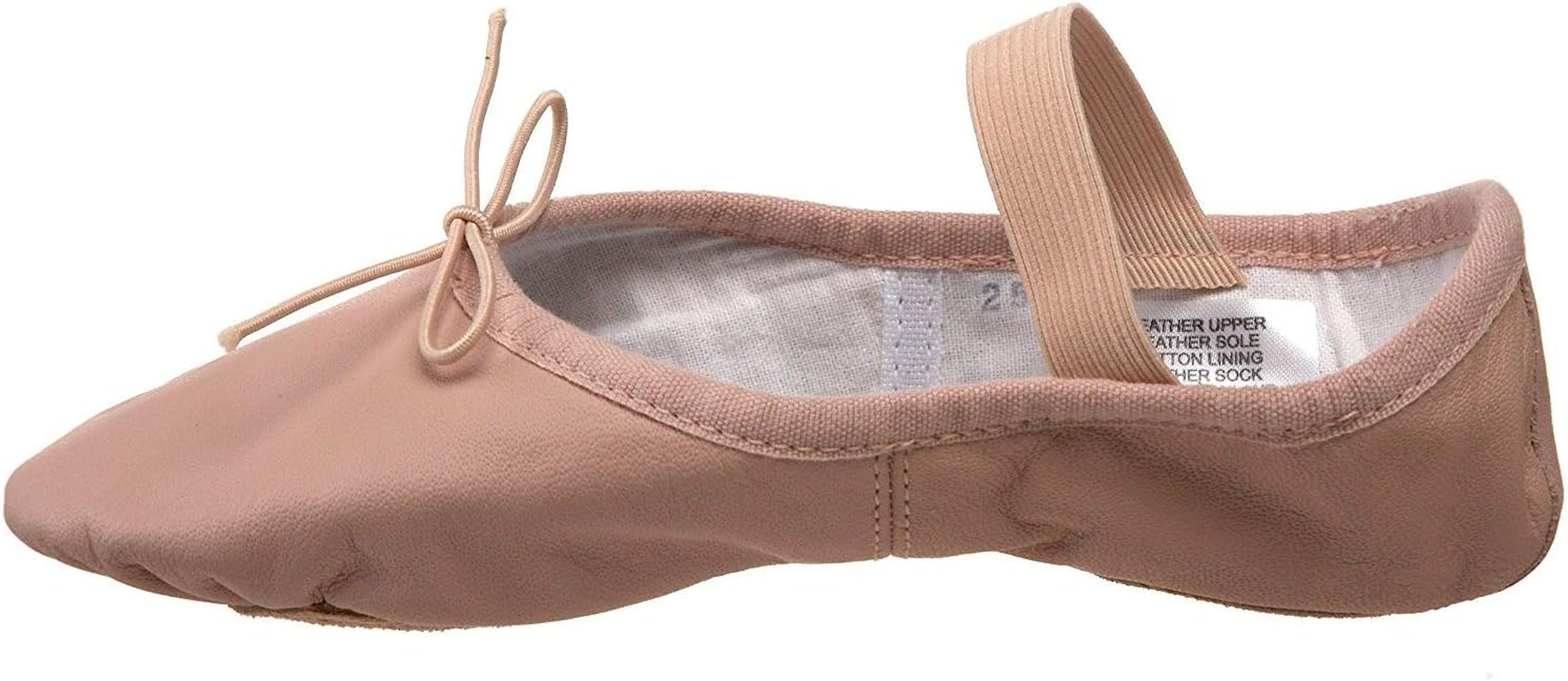 Bloch Girls Dance Girl'S Dansoft Ii Leather Split Sole Ballet Shoe/Slipper image number 4